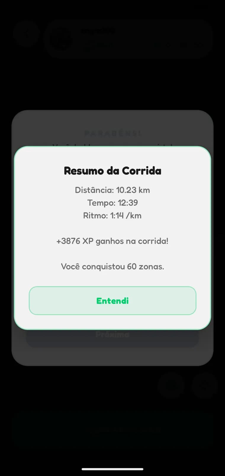 Runex — Retomar treino